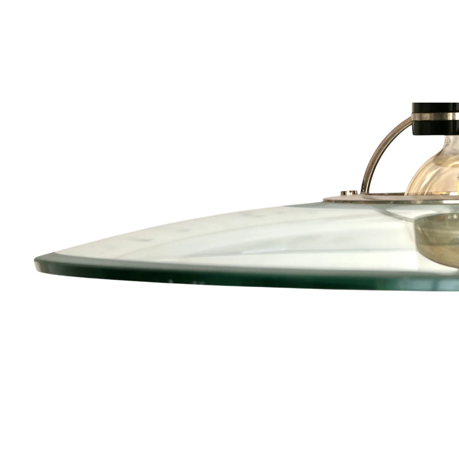 Une suspension en verre, Italie années 70. image 7